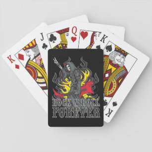Rock and Roll Forever Grim Reaper Playing Cards