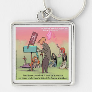 Rock And Roll Fred Funny Keychain