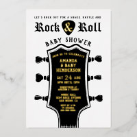 Rock and Roll Guitar Baby Shower
