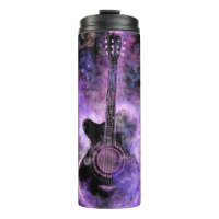 Rock and Roll Guitar Music Thermal Tumbler