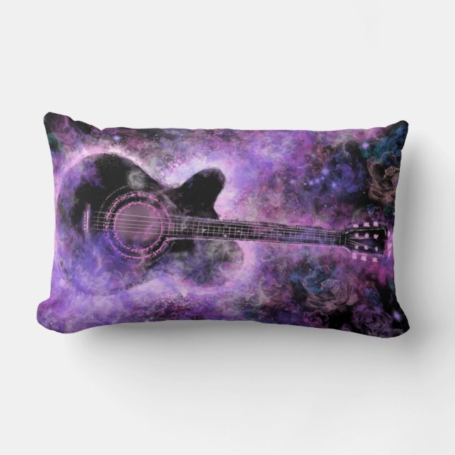 Rock and Roll Guitar Pillow (Front)