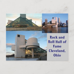 Rock and Roll Hall of Fame Cleveland, Ohio Postcard