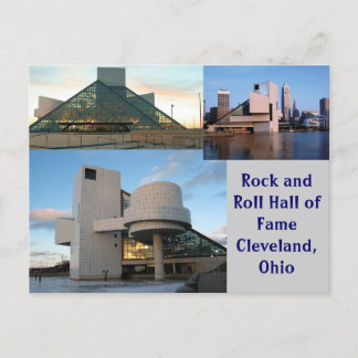 Rock and Roll Hall of Fame Cleveland, Ohio Postcard