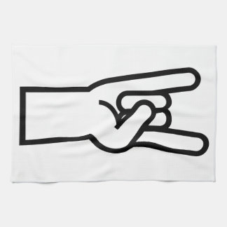 Rock and Roll Hand Kitchen Towel