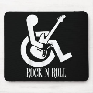 Rock And Roll Handicap Parking Funny Acoustic Guit Mouse Pad