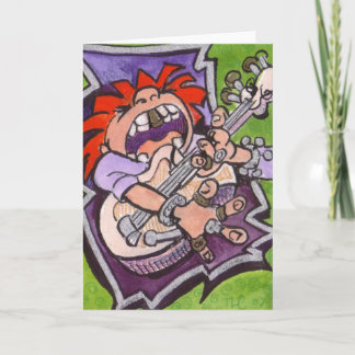 Rock and Roll Heavy Metal Card