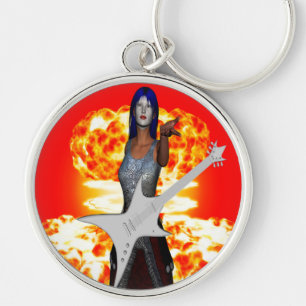 Rock and Roll Keychain