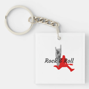Rock And Roll Keychain