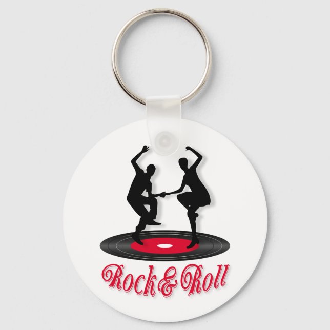 Rock and roll keychain (Front)