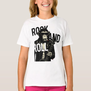 Rock and Roll monkey rebel T-Shirt