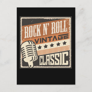 Rock and Roll Music 1950s Rockabilly US Postcard