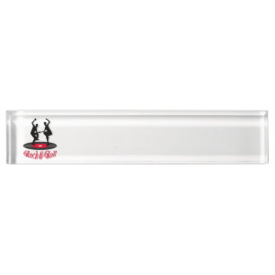 Rock and roll nameplate
