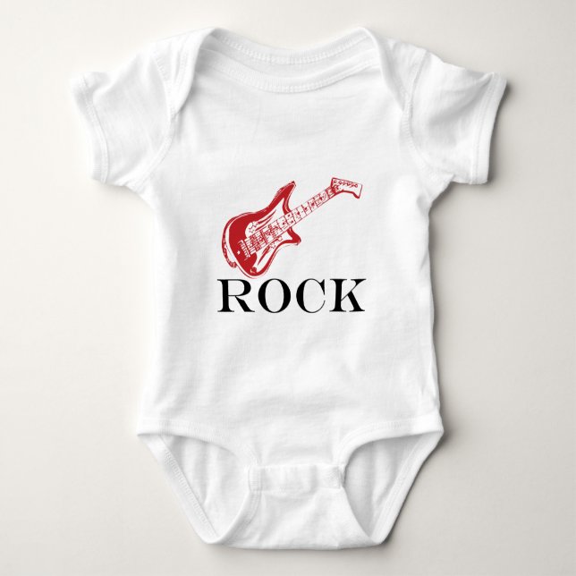 ROCK-AND-ROLL-PART-1 BABY BODYSUIT (Front)