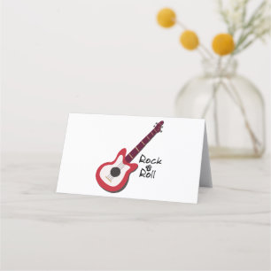 Rock and Roll Place Card