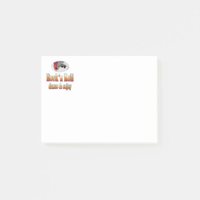 Rock and roll post-it notes (Front)