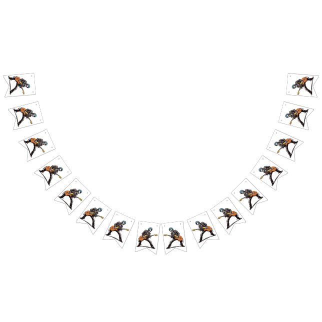 Rock and Roll Skeletons Birthday Party Bunting Flags (All)