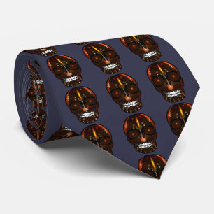 Rock and Roll Skull Tie