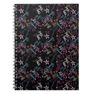 Rock and Roll Spiral Photo Notebook