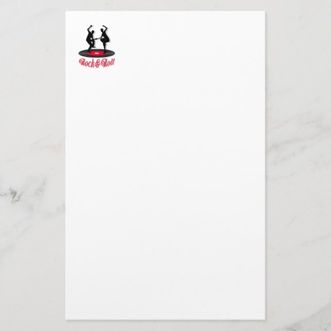 Rock and roll stationery (Front)
