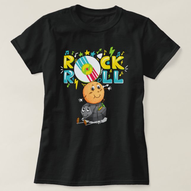 Rock and Roll T-Shirt (Design Front)