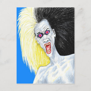 Rock and Roll Vampire Postcard