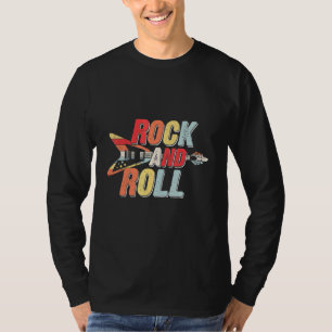 Rock And Roll Vintage Concert Band Retro Rock Musi T-Shirt