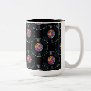 Rock and Roll Vintage Vinyl Mug