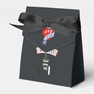 Rock and Roll Wedding  Favor Box