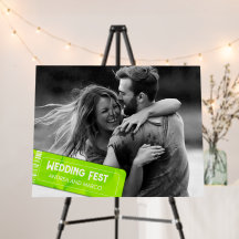 Rock and Roll Wedding Ticket Concert Boarding Pass