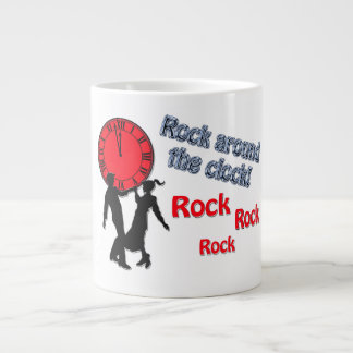Rock Around The Clock Golden Oldies Song Titles Large Coffee Mug