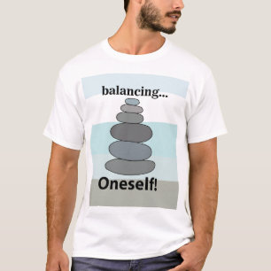 Rock Balancing Stone Balancing Stone Stacking T-Shirt