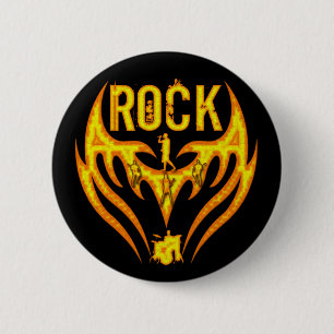 ROCK BAND 2 INCH ROUND BUTTON