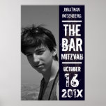 Rock Band Bar Mitzvah Photo Poster Black<br><div class="desc">He’s the rock star. Make his Bar Mitzvah a show to remember. This poster sets the tone for the party. It’s great as a decoration on its own, hung around the room. Or use it as an alternative to a sign-in book: have a silver/metallic marker nearby and encourage people to...</div>