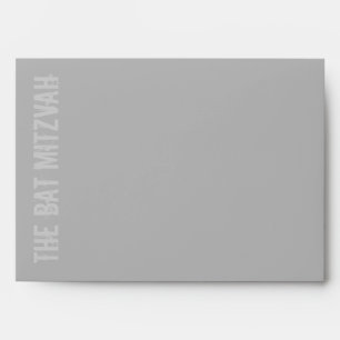 Rock Band Bat Mitzvah Invitation Envelope