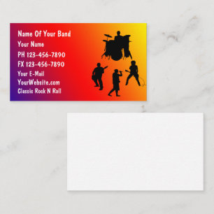 Rock Band Business Card
