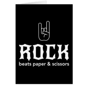 Rock...Beats Paper & Scissors