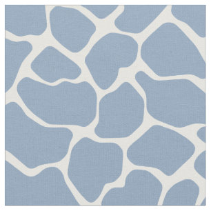 Rock Blue Safari Giraffe Fabric