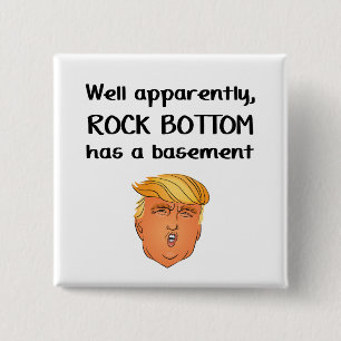 Rock Bottom 2 Inch Square Button