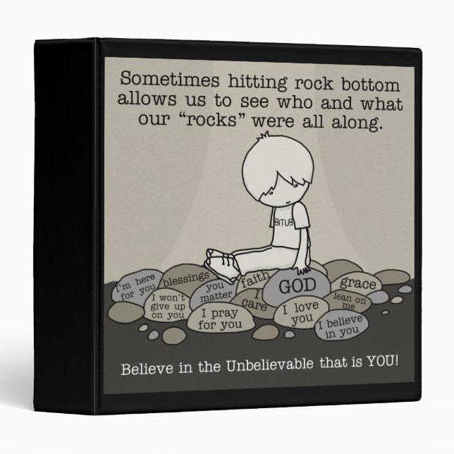 Rock Bottom Binder (Front/Spine)