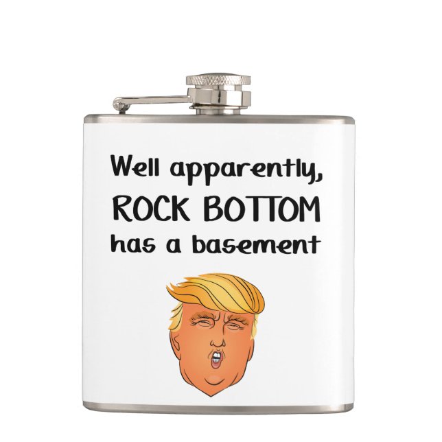 Rock Bottom Hip Flask (Front)