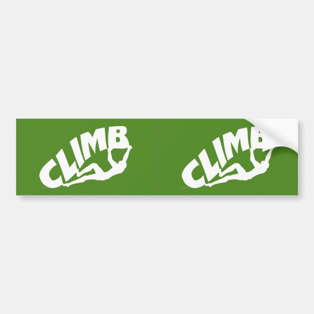 Rock Bouldering Bumper Sticker (Front)