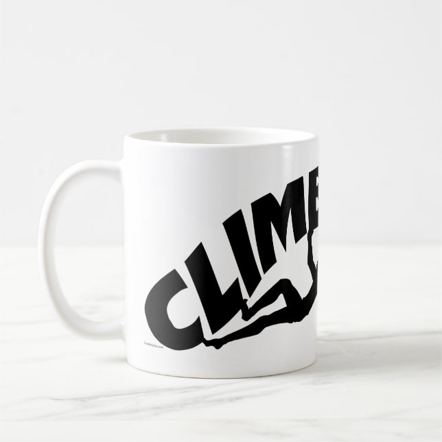 Rock Bouldering Coffee Mug (Left)
