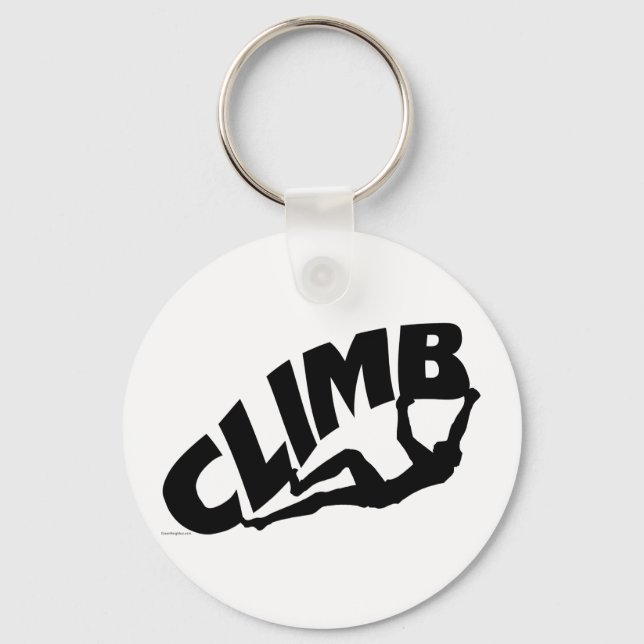 Rock Bouldering Keychain (Front)