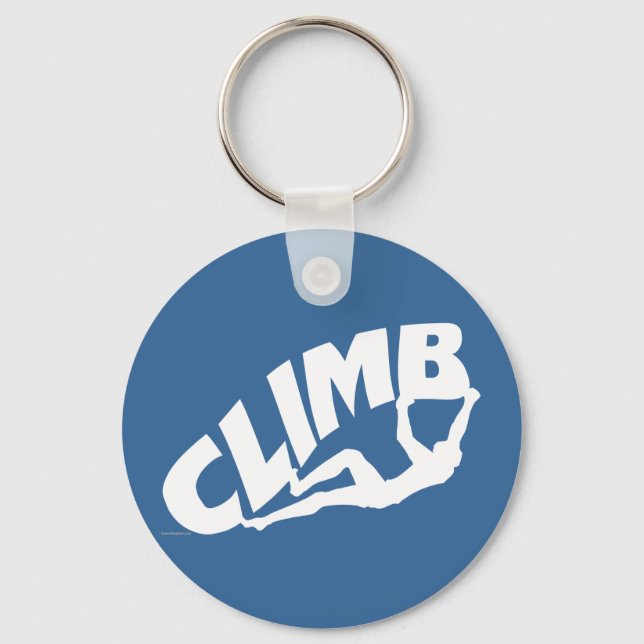 Rock Bouldering Keychain (Front)