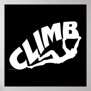 Rock Bouldering Poster