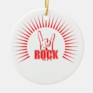 Rock Ceramic Ornament