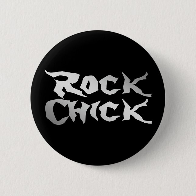 Rock Chick 2 Inch Round Button (Front)