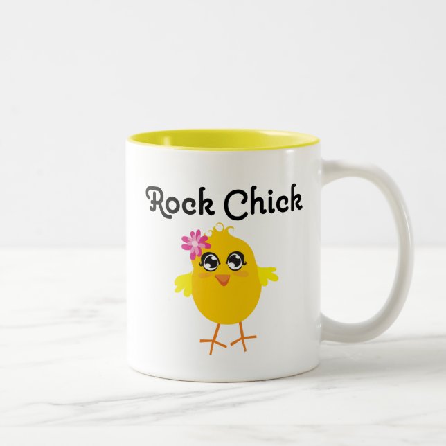Rock Chick Two-Tone Coffee Mug (Right)