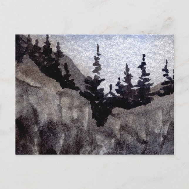 "Rock Cliff #1" Country Roads Postcard (Front)
