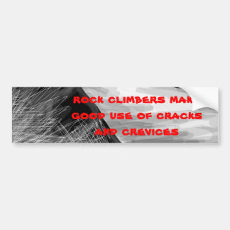 rock climber 6 bumper sticker